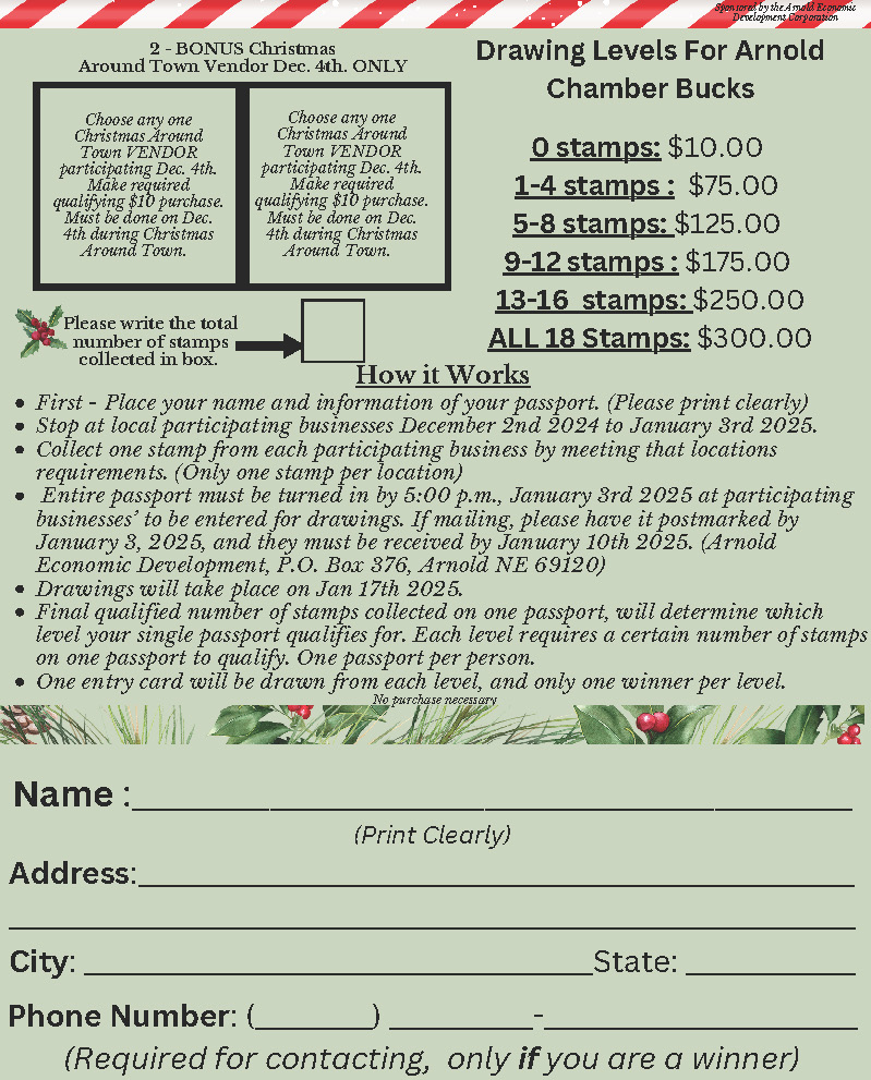 Shop Arnold 2024 Holiday Back Entry