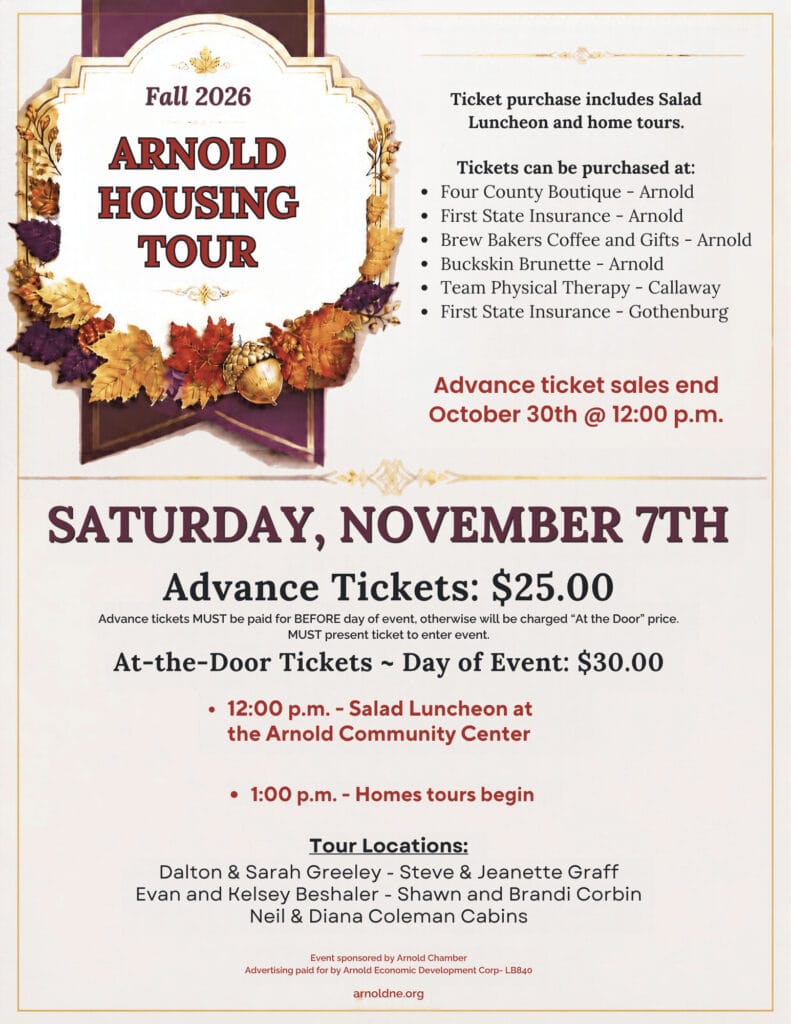 Arnold Housing Tour 2026